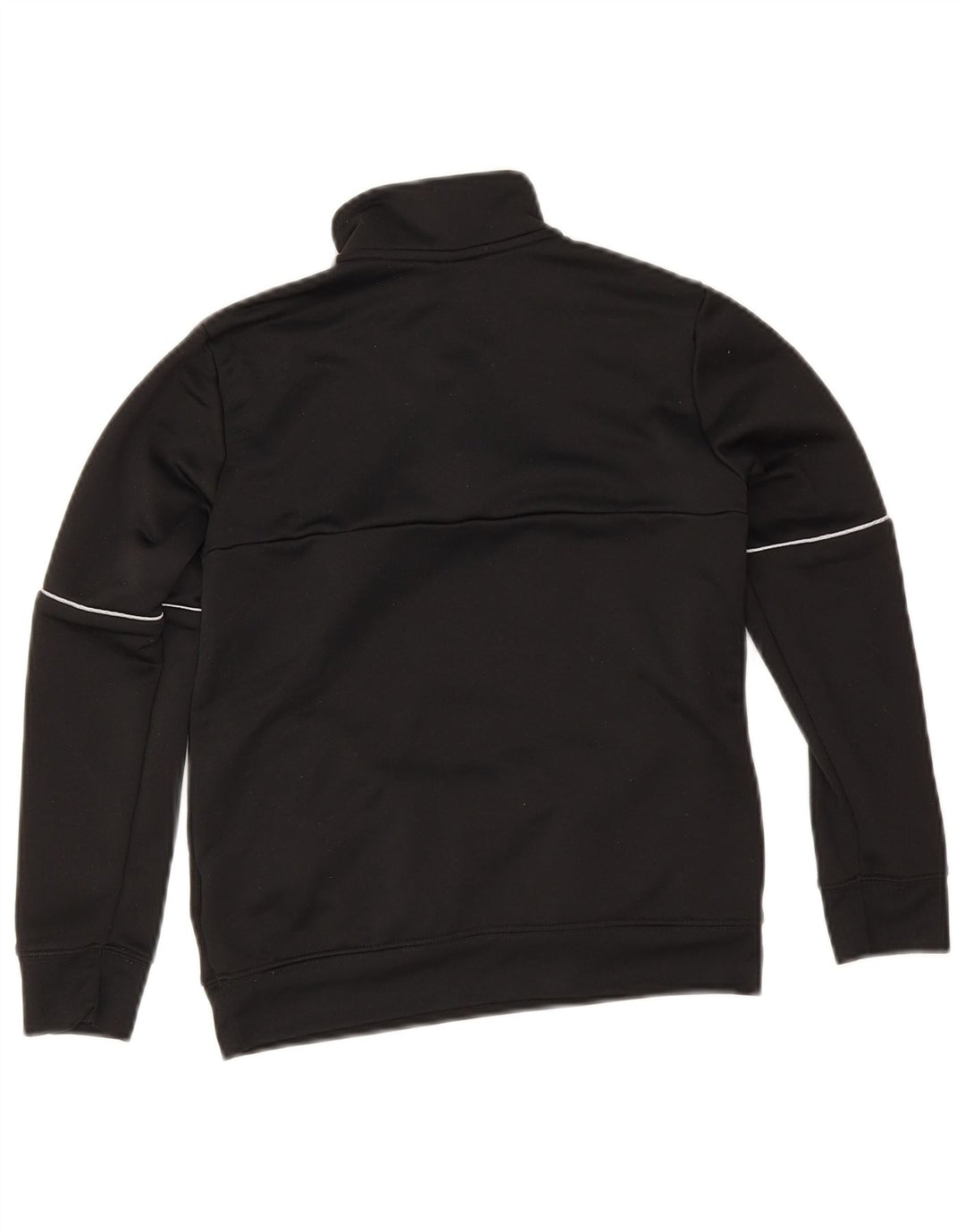 Adidas Boys Aeroready Sweatshirt med lynlås 9-10 år sort polyester