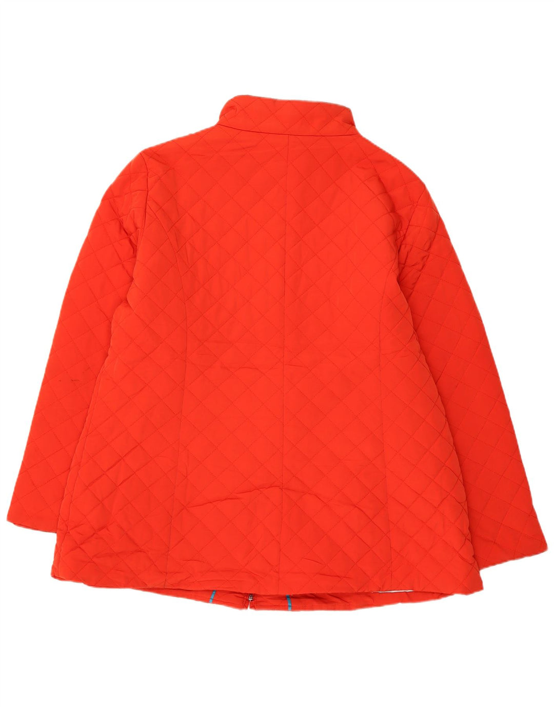 CALVIN KLEIN Quiltet jakke til kvinder UK 18 XL Rød Polyester