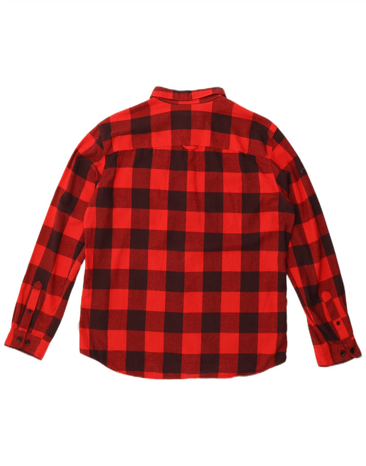 Jack & Jones Herre Flanellskjorte XL Rød Gingham Bomuld