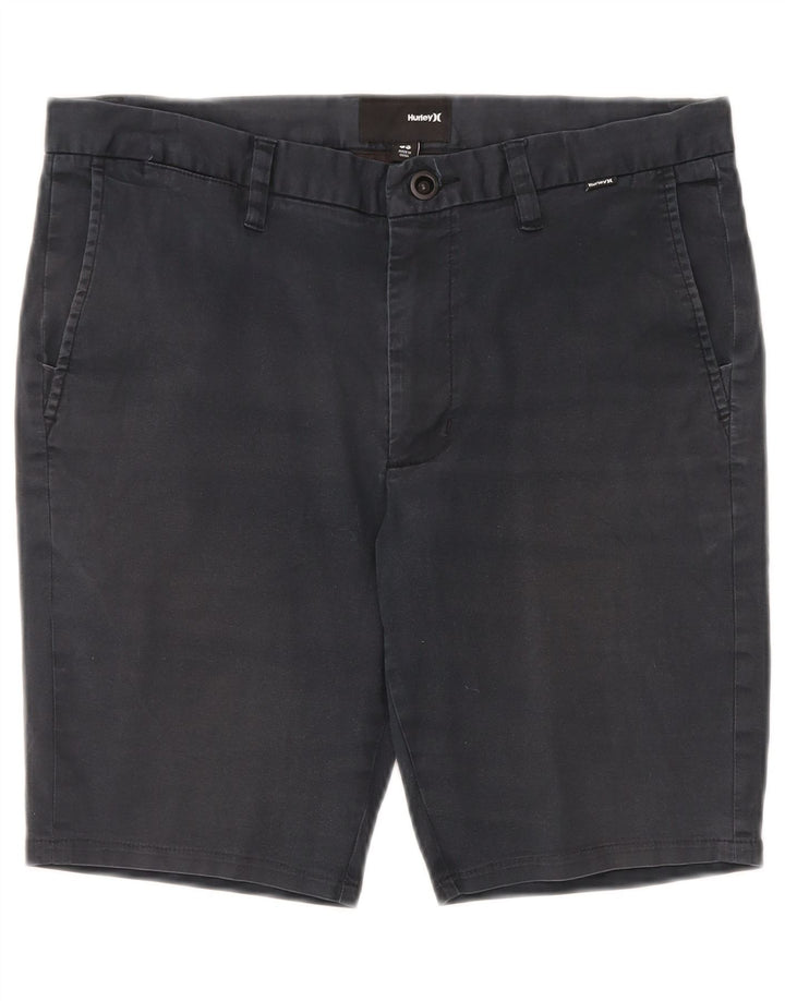 Hurley Herre Chino Shorts W33 Medium Marineblå Bomuld