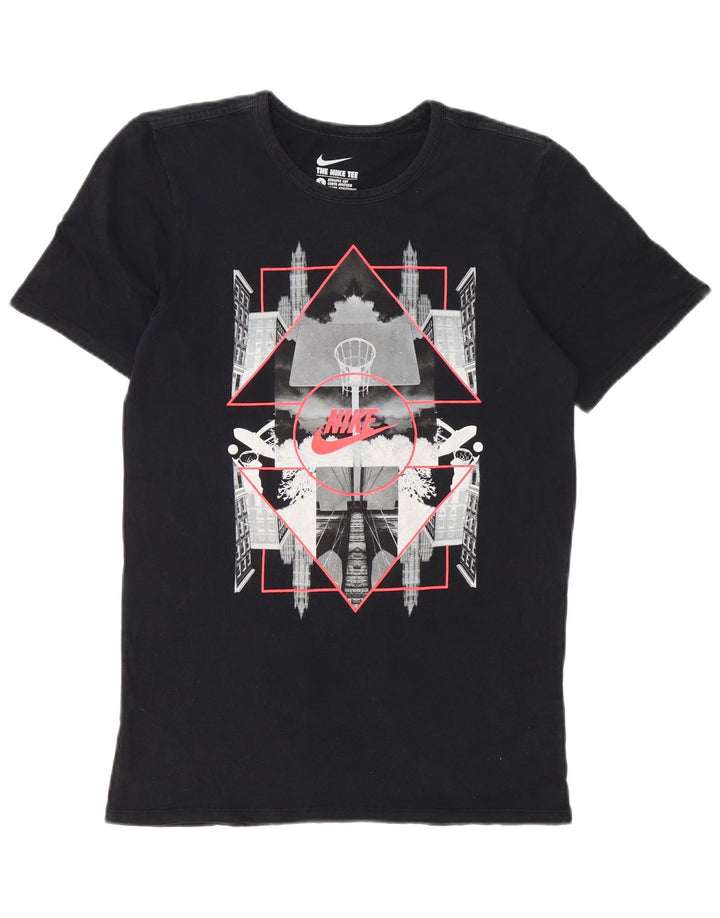 Nike Herre Athletic Cut Grafisk T-Shirt Top Lille Sort