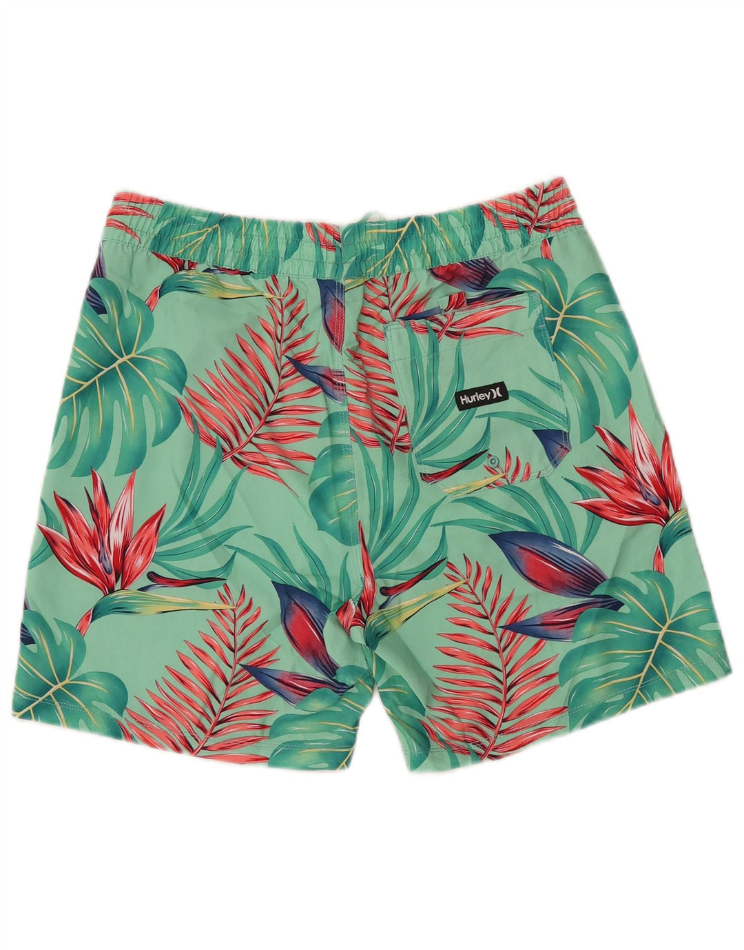 HURLEY Badeshorts til mænd Medium Green Floral Polyester