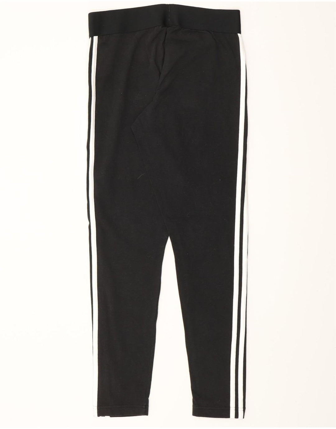 ADIDAS Dame Leggings UK 12/14 Medium Sort Bomuld