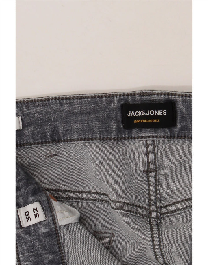 JACK & JONES Mens Slim Jeans W30 L32 Blue Cotton Vintage Jack & Jones and Second-Hand Jack & Jones from Messina Hembry 