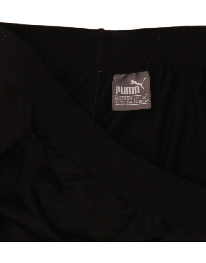 PUMA Træningsdragtsbukser til drenge 13-14 år Sort