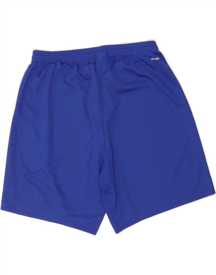 ADIDAS Mens Climalite Sport Shorts Large  Blue Polyester Vintage Adidas and Second-Hand Adidas from Messina Hembry 