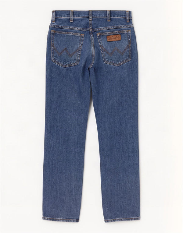 Wrangler Herre Texas Straight Jeans W30 L30 Blå Bomuld
