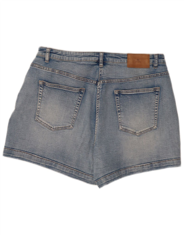 FRENCH CONNECTION Womens Denim Shorts UK 16 Large W34  Blue Cotton