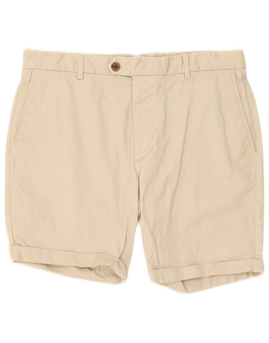 Reiss Chino Shorts til mænd W36 Large Beige Bomuld
