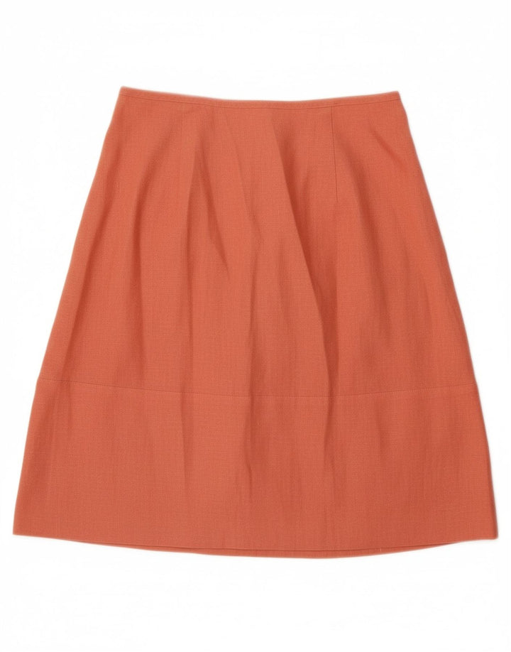 VINTAGE Womens A-Line Skirt W30 Medium Orange Vintage Vintage and Second-Hand Vintage from Messina Hembry 