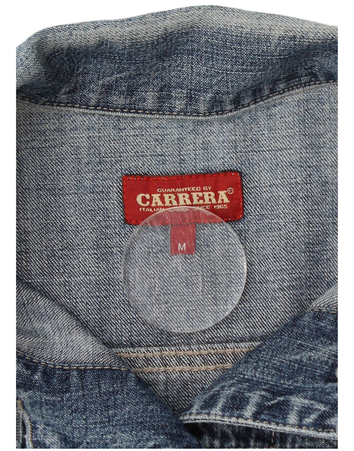 Carrera Dame denimjakke UK 12 Medium Blue Bomuld