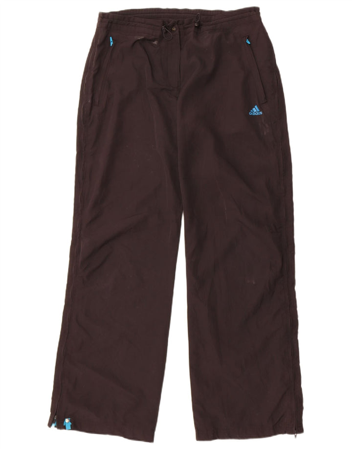 Adidas Womens Clima Proof Tracksuit Bukser UK 14 Medium Black Polyester