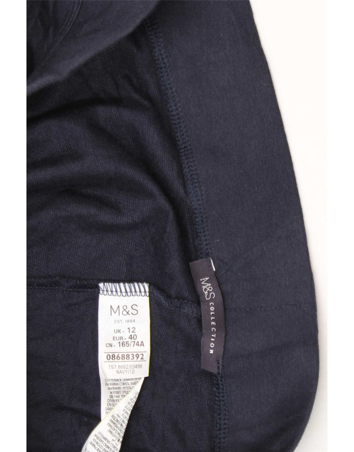 Marks & Spencer Dame Capri træningsdragt Bukser UK 12 Medium Navy Blue