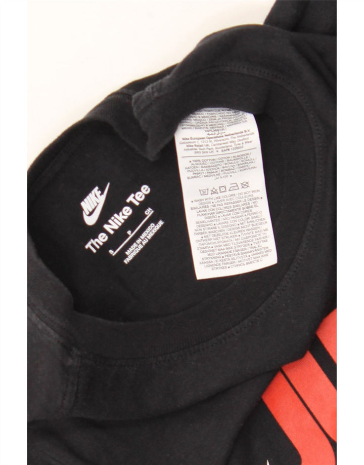 Nike grafisk t-shirt top til mænd, lille sort bomuld