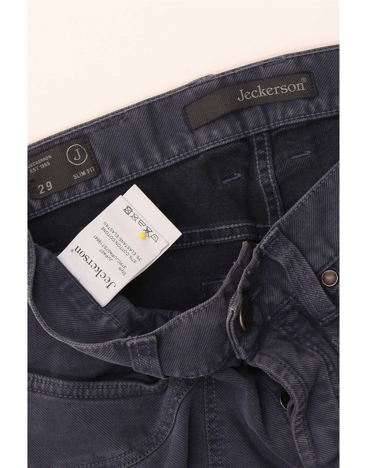 Jeckerson Herre Slim Jeans W29 L30 Marineblå Bomuld