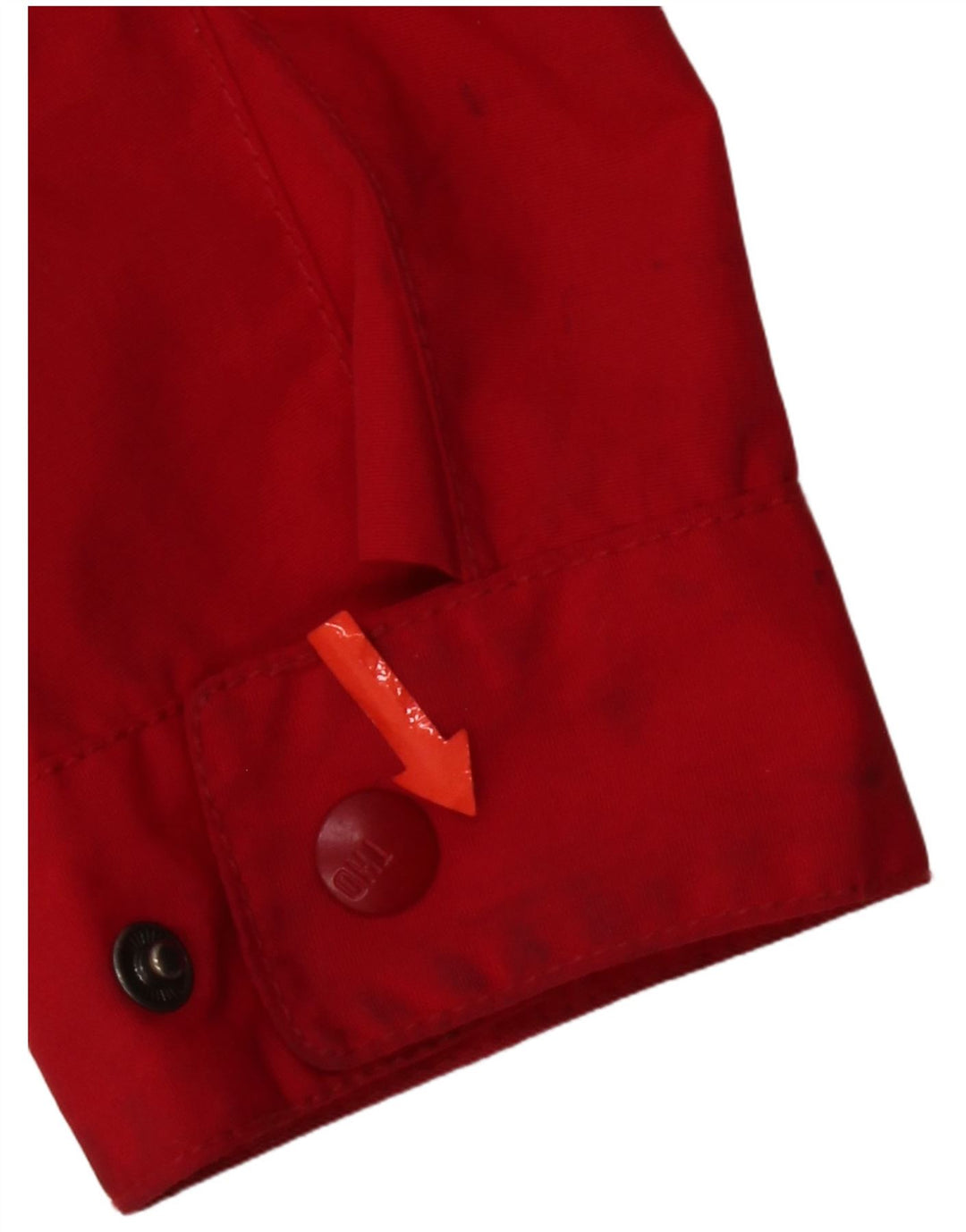 Tommy Hilfiger Herre Bomber Jacket UK 36 Lille Rød Nylon
