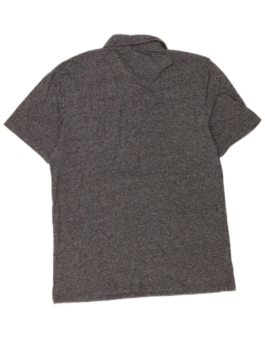 Reiss herre poloshirt mellemgrå flækket bomuld