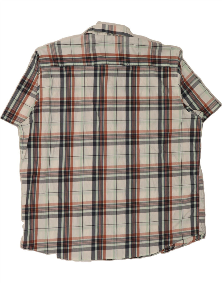 WRANGLER Mens Short Sleeve Shirt 2XL Multicoloured Plaid Cotton Vintage Wrangler and Second-Hand Wrangler from Messina Hembry 