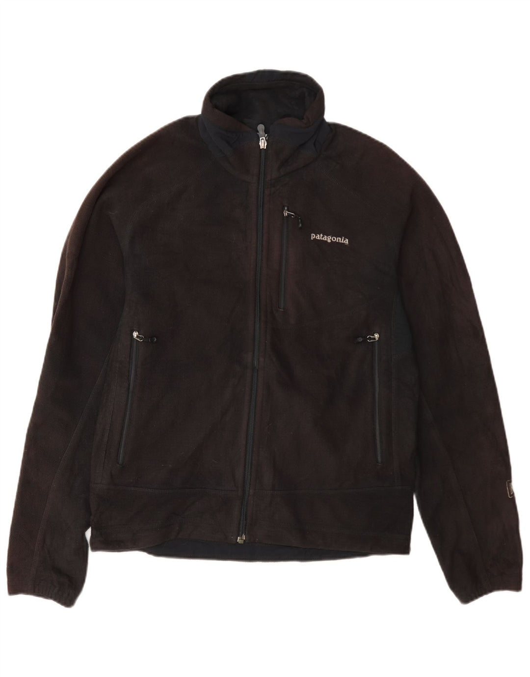 Patagonia Herre Fleecejakke UK 36 Lille Grå Polyester