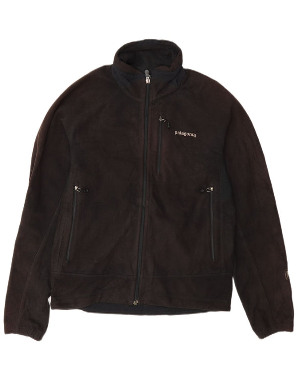 Patagonia Herre Fleecejakke UK 36 Lille Grå Polyester