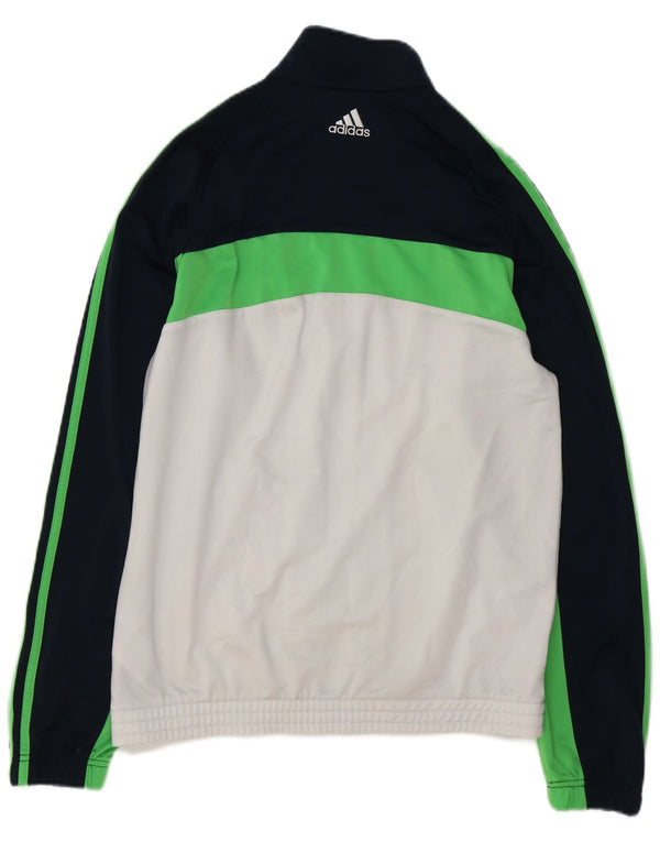 ADIDAS Træningsdragt til mænd, topjakke UK 40/42 Medium White Colourblock