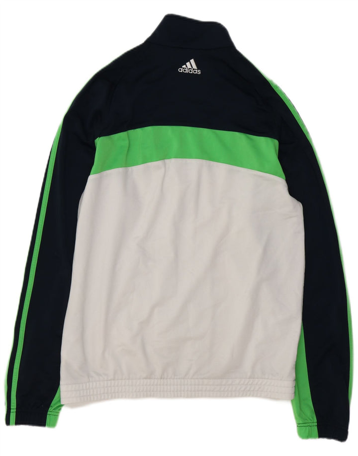 ADIDAS Træningsdragt til mænd, topjakke UK 40/42 Medium White Colourblock
