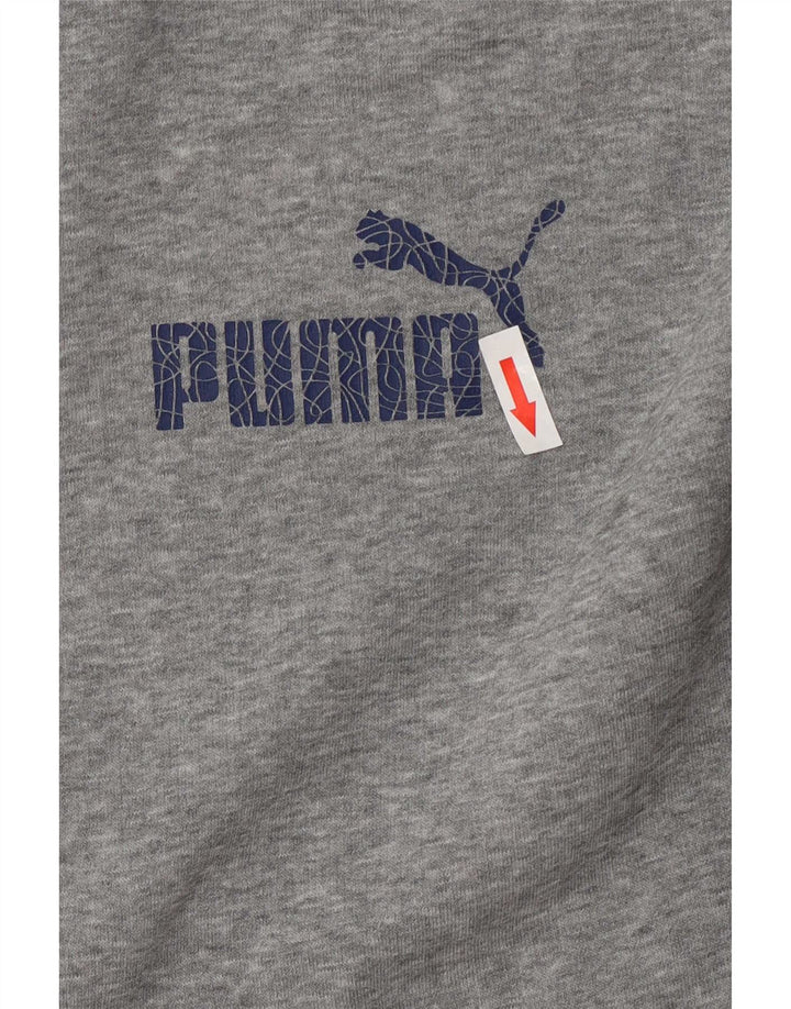 Puma Træningsdragt til mænd Topjakke XL Grå Flecked Bomuld