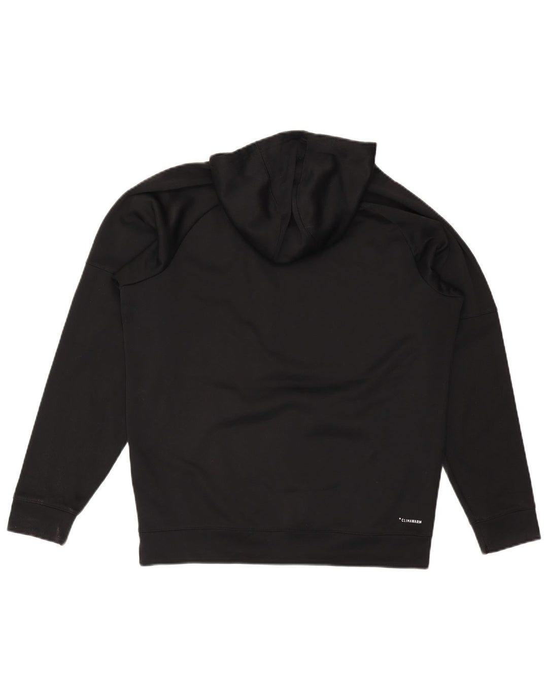 Adidas Herre Climawarm Graphic Hoodie Jumper Large Sort Polyester