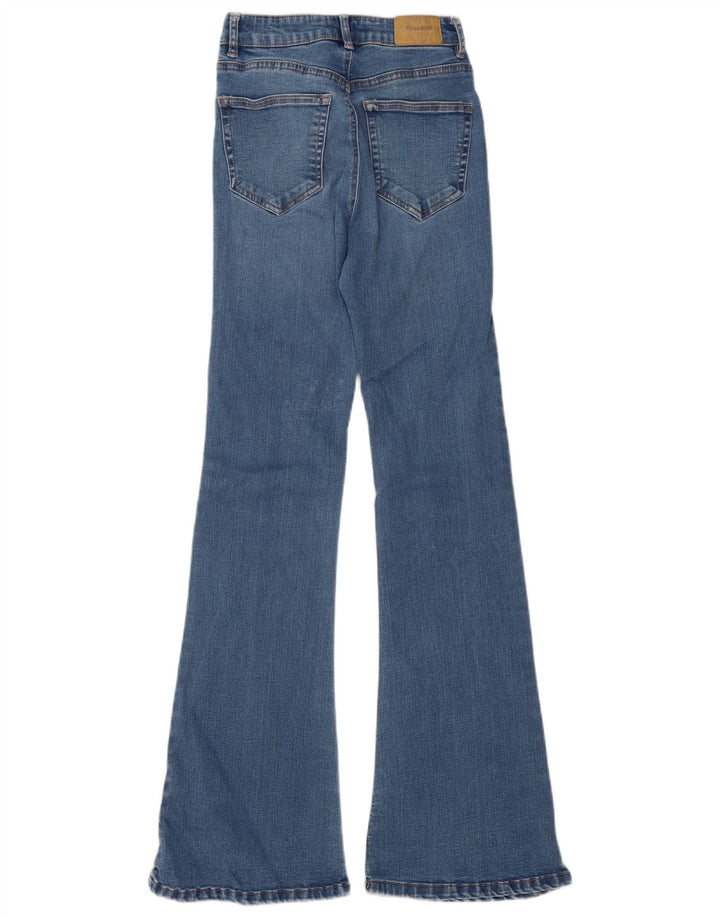 Pull & Bear Dame Flared Jeans EU 36 Small W26 L32 Blue
