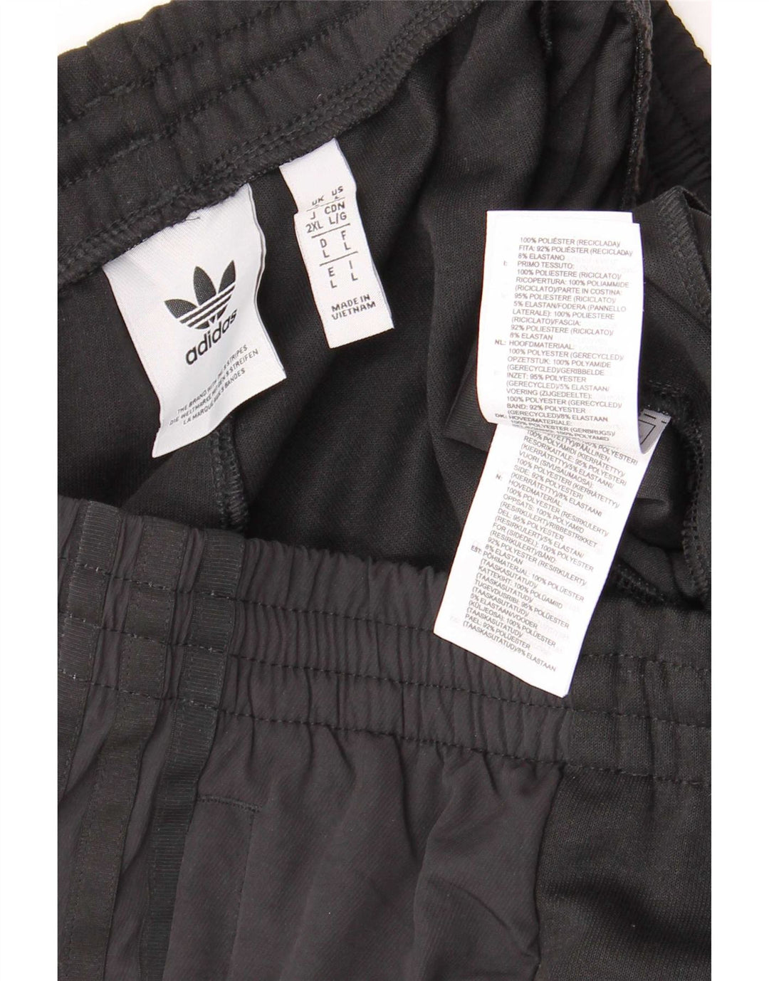 Adidas Herre træningsdragt Bukser Joggers Large Sort Colourblock Polyester