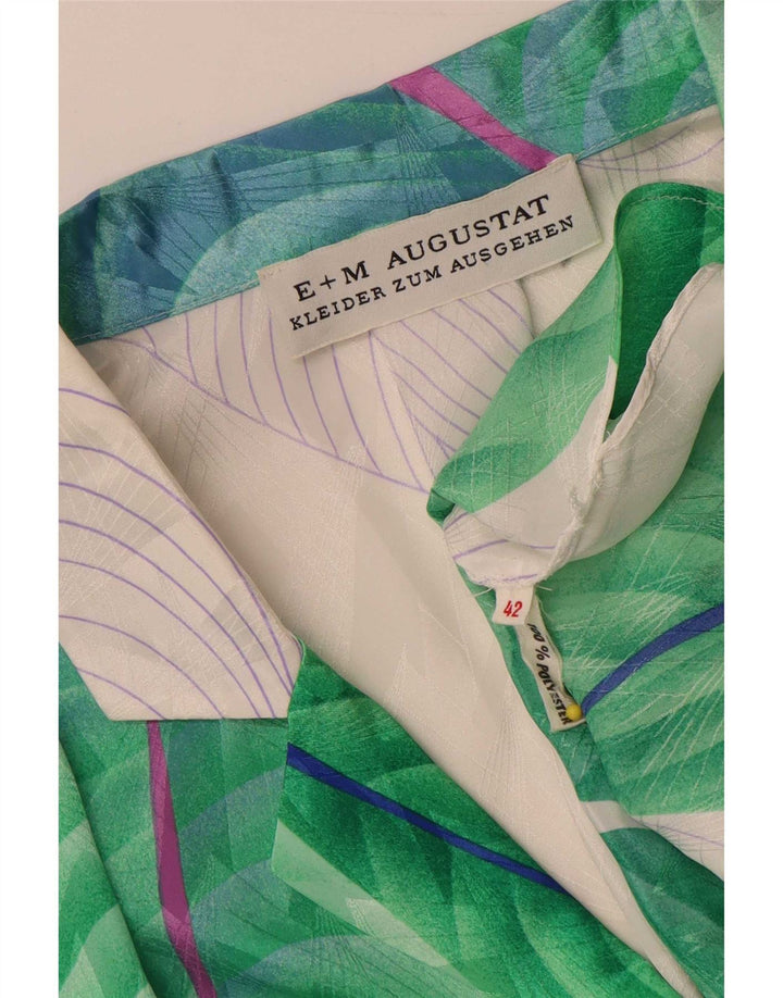 E+M Augustat Dame 2-delt nederdelsæt EU 42 Large W32 Grey Floral Polyester