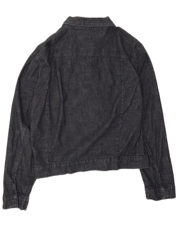 Diesel Herre Denim Jacket UK 40 Large Navy Blue Cotton