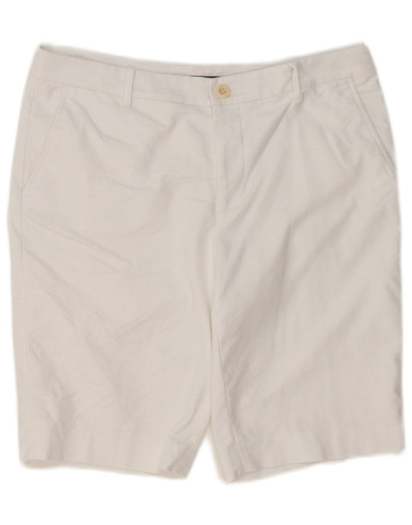 Ralph Lauren Dame Chino Shorts US 10 Large W34 White Bomuld