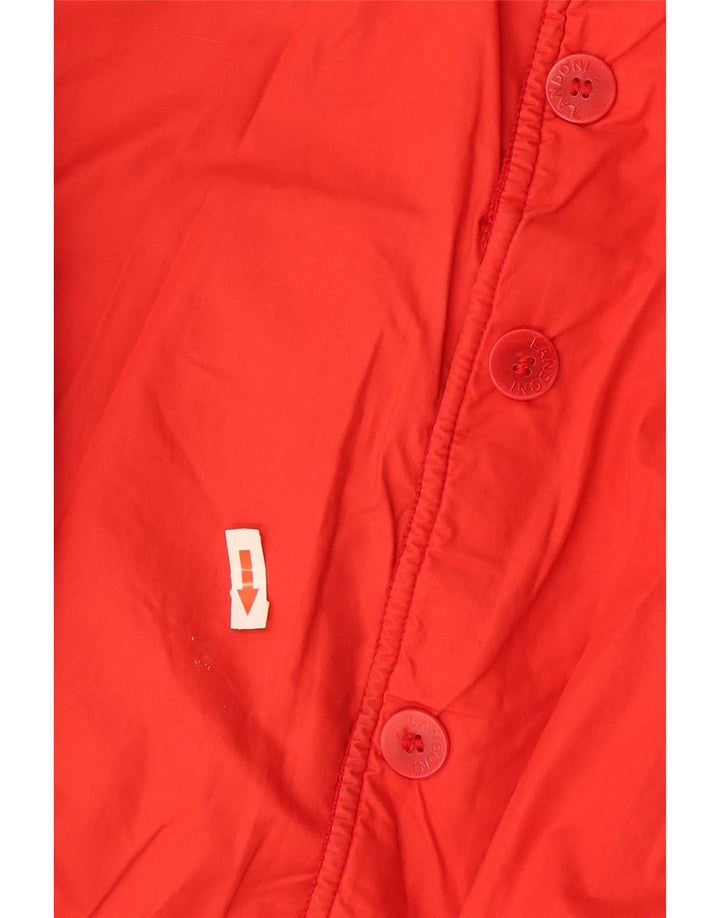 Vintage herre vendbar jakke UK 40 Stor rød uld