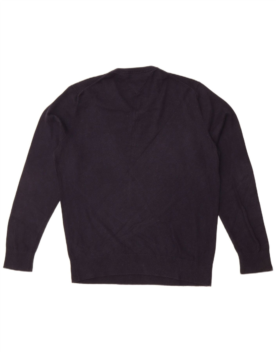 Tommy Hilfiger Herre V-hals sweater Stor marineblå bomuld