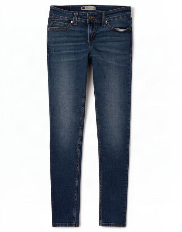 Levi's Dame Demi Curve Skinny Jeans med lav talje US 5 Medium W27 L29 Blå