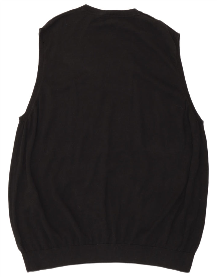 Marks & Spencer Herrevest Tank Top 4XL Sort Bomuld