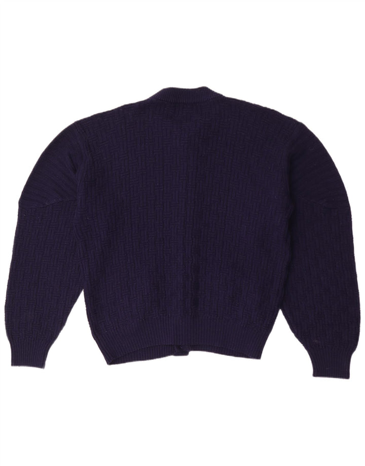 Niki Line Herre Cardigan Sweater Large Navy Blue
