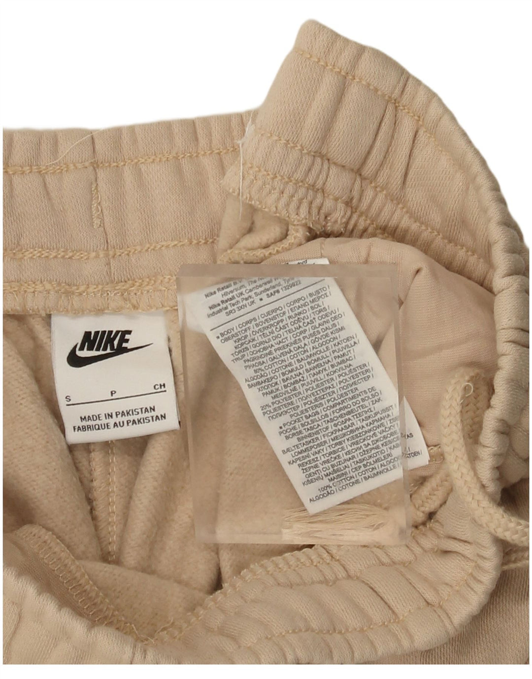 Nike Herre Sportshorts Små Beige Bomuld