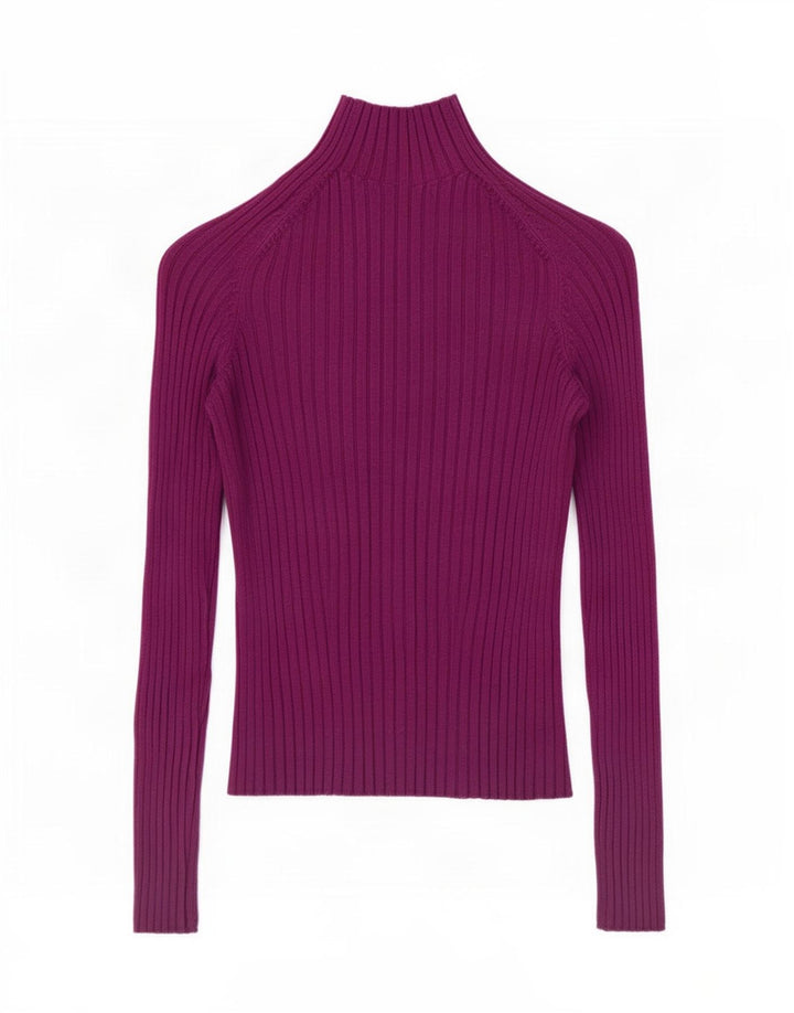 Zara Dame Top Langærmet UK 12 Medium Lilla