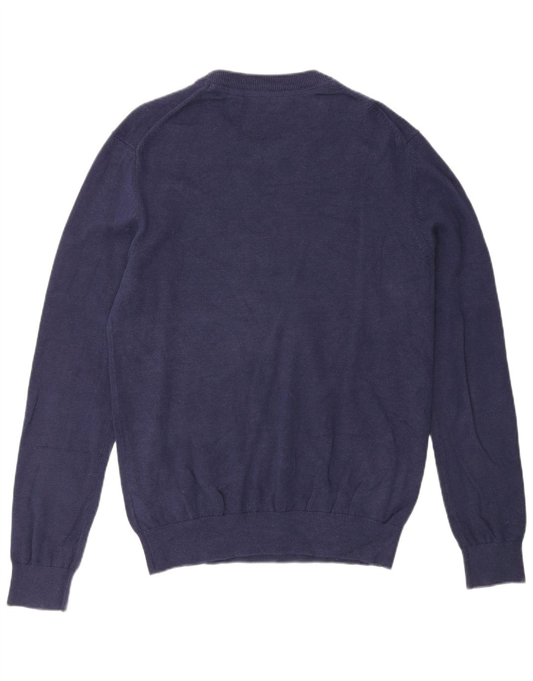 Izod Herre Crew Neck Jumper Sweater Medium Navy Blue Bomuld