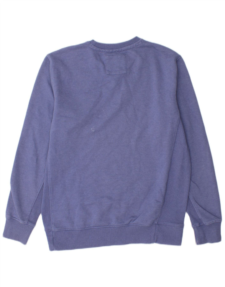 CREW TØJ Herre Sweatshirt Jumper Medium Lilla Bomuld