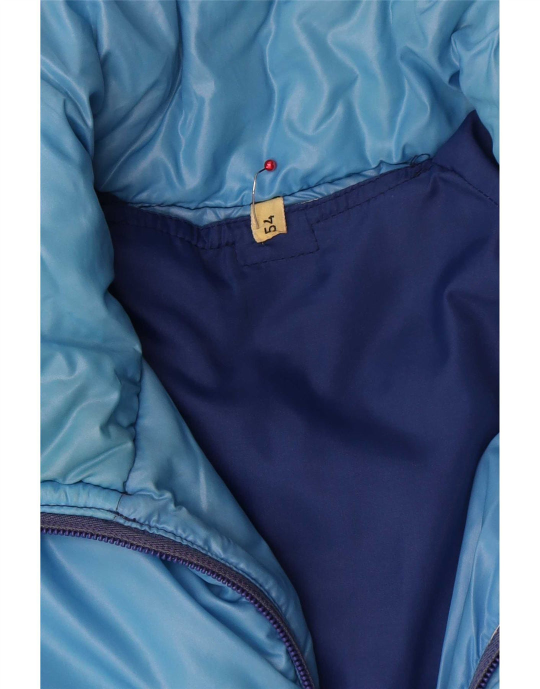 Vintage polstret herrejakke IT 54 2XL Flerfarvet Colourblock