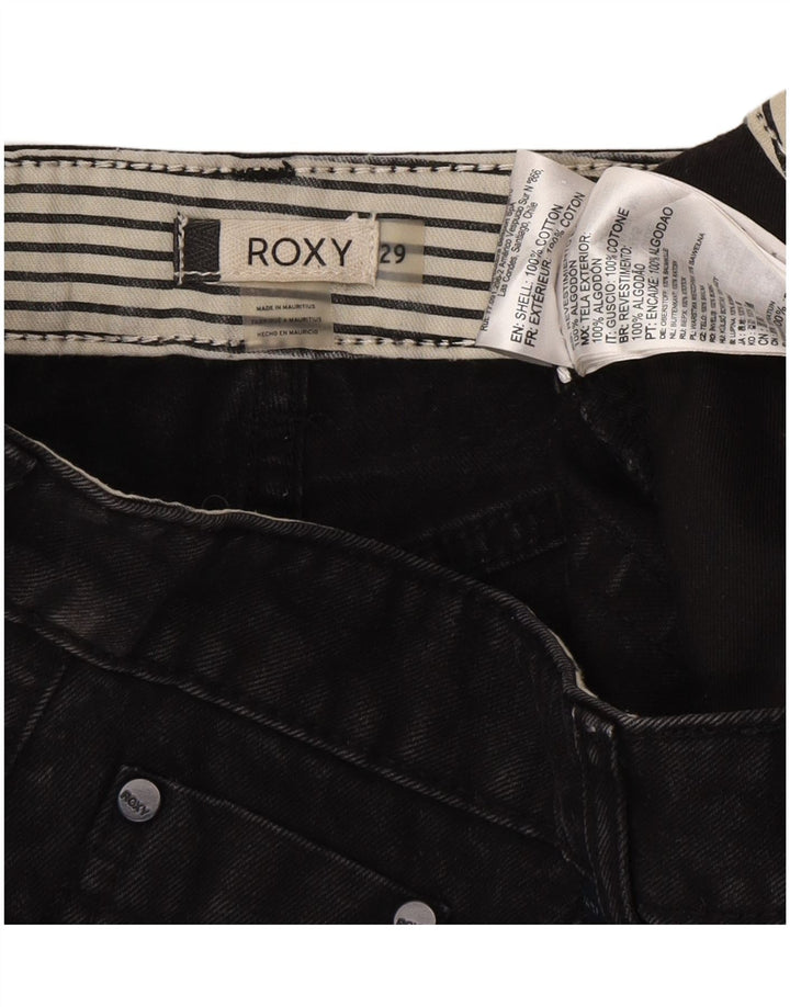 Roxy Dame Denim Hot Pants W29 Medium Sort Bomuld