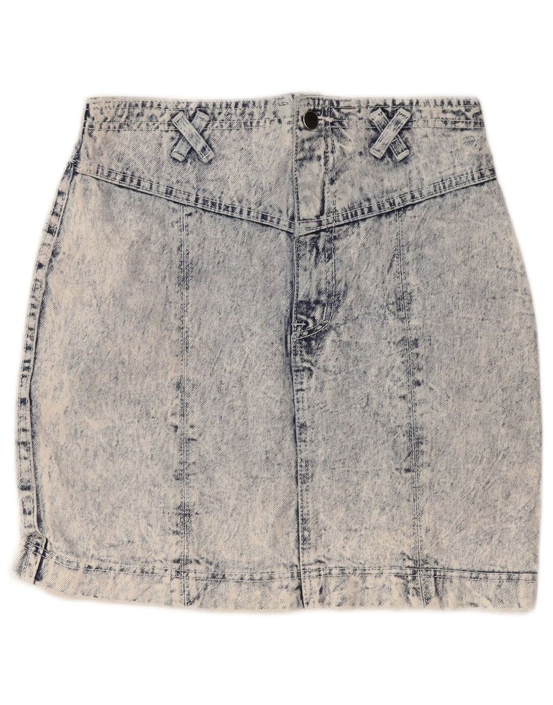 Vintage denimnederdel til kvinder Medium W30 blå bomuld