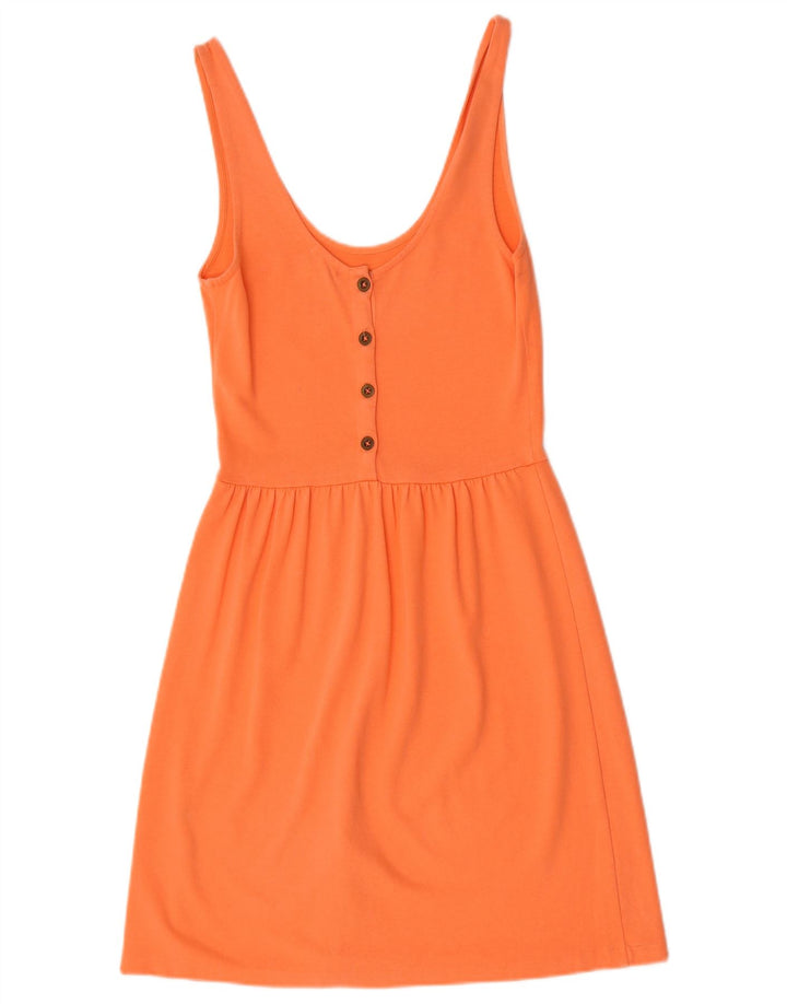 J. Crew Dame Sundress UK 4 XS Orange Bomuld