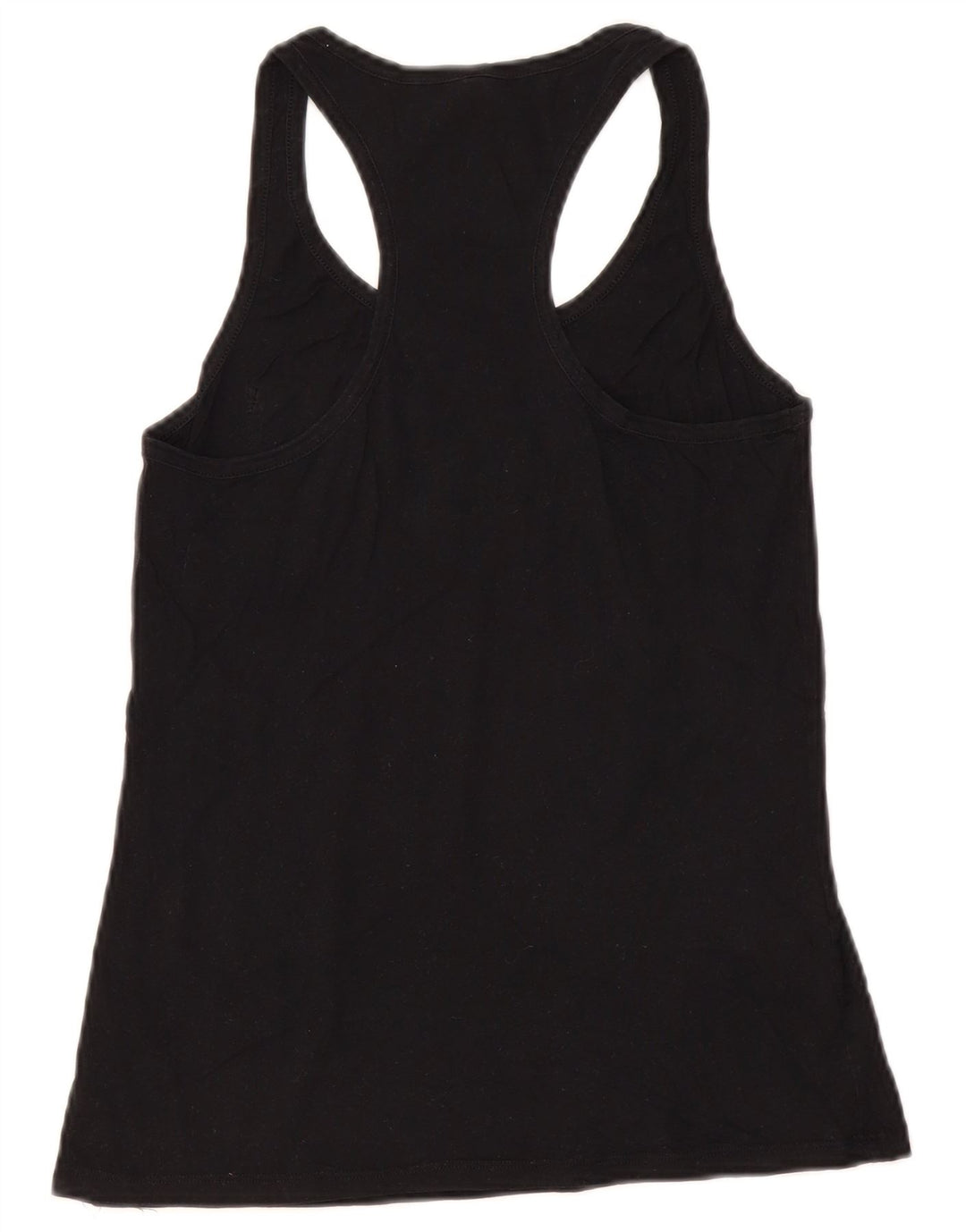 Benetton Damevest Top UK 12 Medium Sort Bomuld