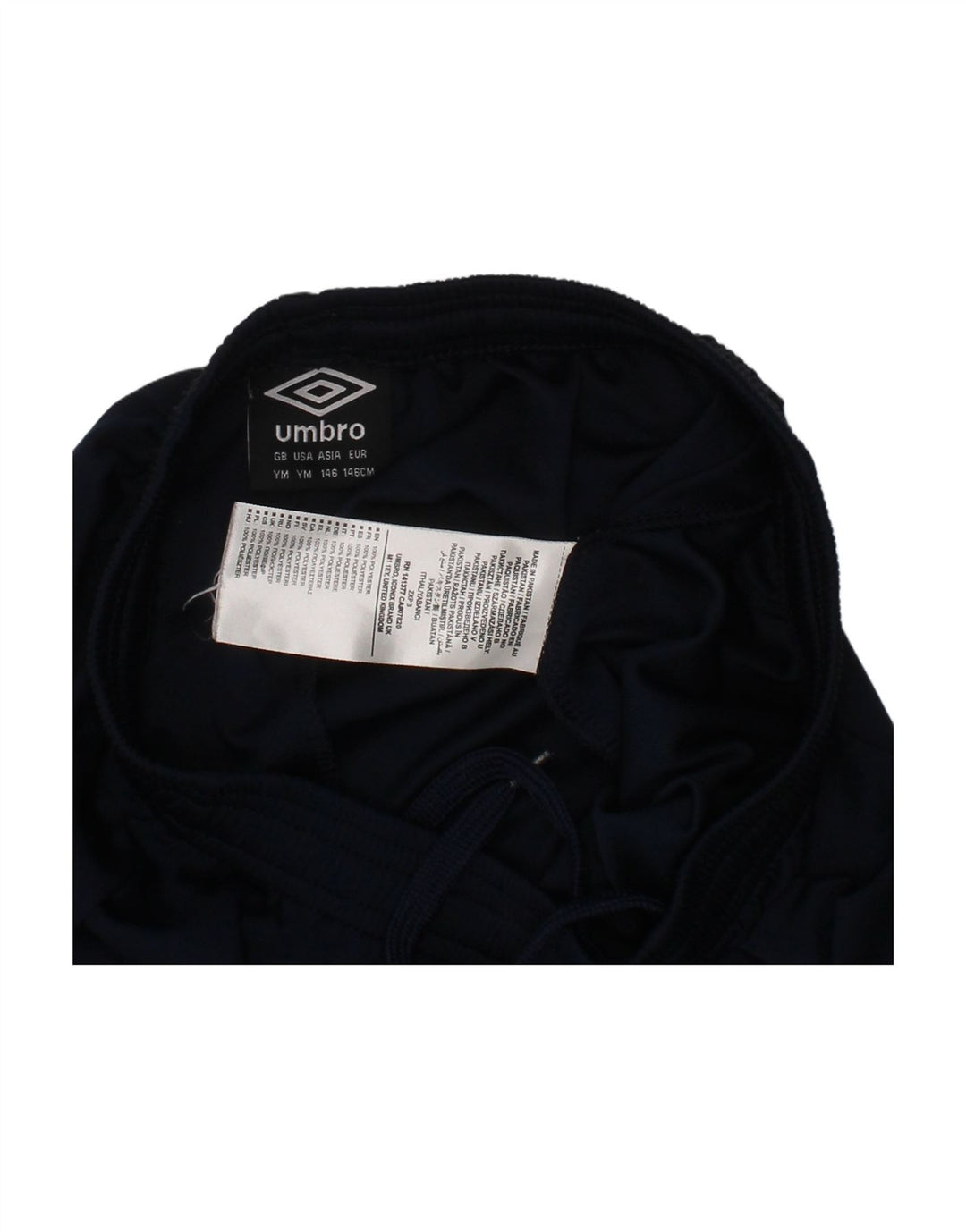 UMBRO Boys Sport Shorts 9-10 Years  Navy Blue Polyester