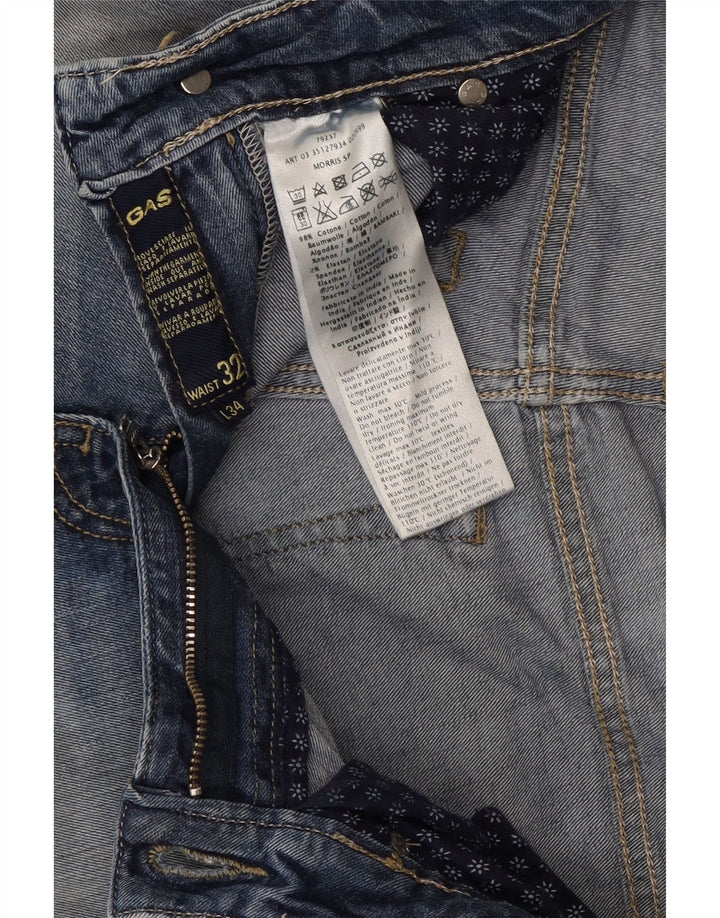 Gas Straight Jeans til kvinder W32 L30 Blå Bomuld