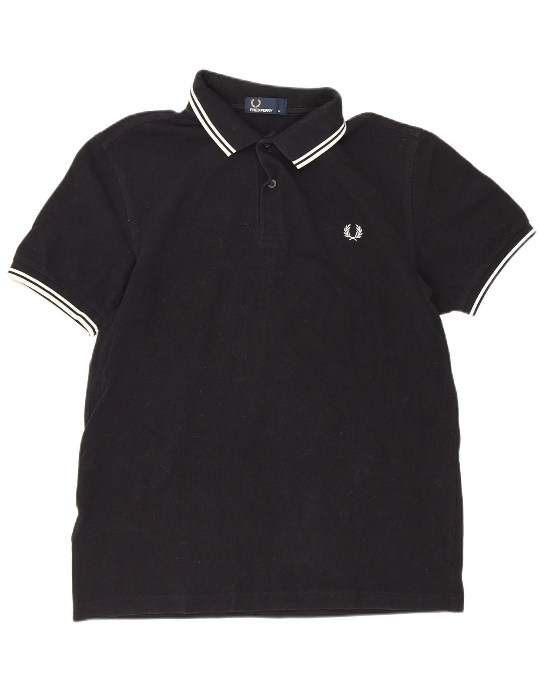 Fred Perry Herre poloshirt Medium Sort bomuld